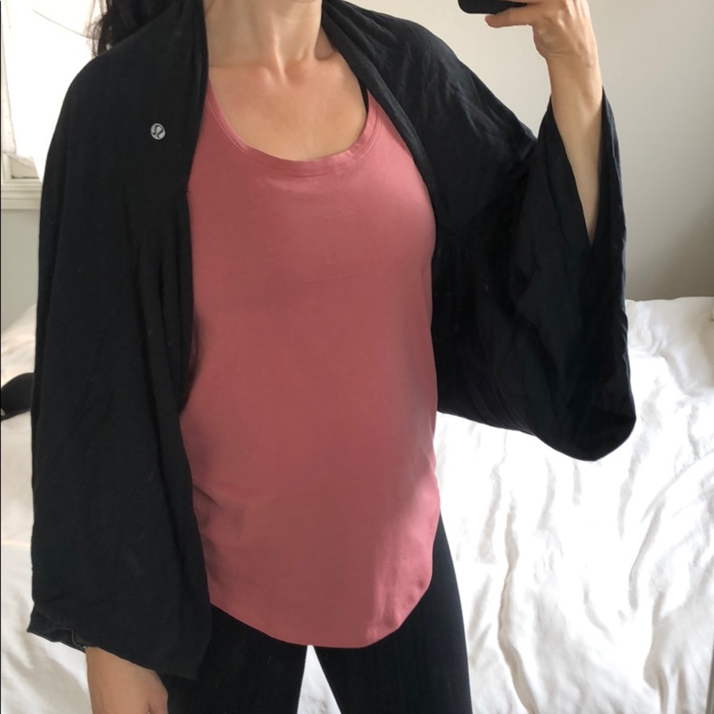 Lululemon All-in-one Wrap Scarf Shirt Dress